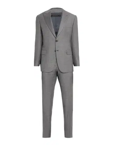 Brioni Men's Wool and Cashmere Sharkskin Two-Piece Suit | Thumbnail 1 Brioni Men's Wool and Cashmere Sharkskin Two-Piece Suit | Thumbnail 1