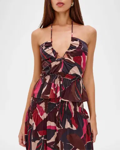 Rails Dulce Printed Halter Crop Top | Thumbnail 4 Rails Dulce Printed Halter Crop Top | Thumbnail 4