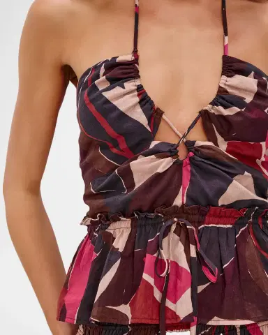 Rails Dulce Printed Halter Crop Top | Thumbnail 5 Rails Dulce Printed Halter Crop Top | Thumbnail 5