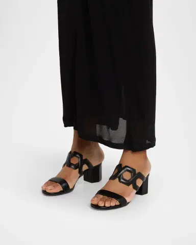 Bougeotte 55mm Leather Link Block-Heel Sandals | Thumbnail 2 Bougeotte 55mm Leather Link Block-Heel Sandals | Thumbnail 2