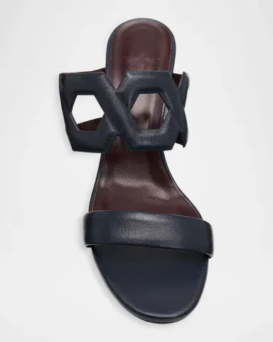Bougeotte 55mm Leather Link Block-Heel Sandals | Thumbnail 5 Bougeotte 55mm Leather Link Block-Heel Sandals | Thumbnail 5