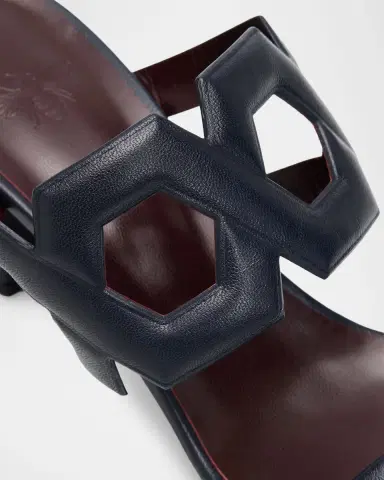 Bougeotte 55mm Leather Link Block-Heel Sandals | Thumbnail 6 Bougeotte 55mm Leather Link Block-Heel Sandals | Thumbnail 6