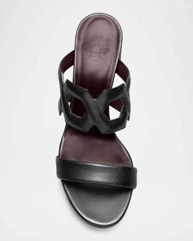 Bougeotte 55mm Leather Link Block-Heel Sandals | Thumbnail 7 Bougeotte 55mm Leather Link Block-Heel Sandals | Thumbnail 7