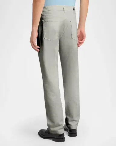 Kiton Men's Corrabo Stretch Cotton Straight Leg Five-Pocket Pants | Thumbnail 3 Kiton Men's Corrabo Stretch Cotton Straight Leg Five-Pocket Pants | Thumbnail 3