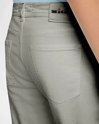 Kiton Men's Corrabo Stretch Cotton Straight Leg Five-Pocket Pants | Thumbnail 5 Kiton Men's Corrabo Stretch Cotton Straight Leg Five-Pocket Pants | Thumbnail 5