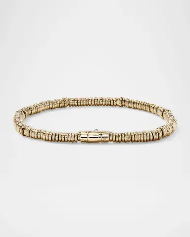 John Hardy Men's 14K Yellow Gold Heishi Bracelet | Thumbnail 3 John Hardy Men's 14K Yellow Gold Heishi Bracelet | Thumbnail 3