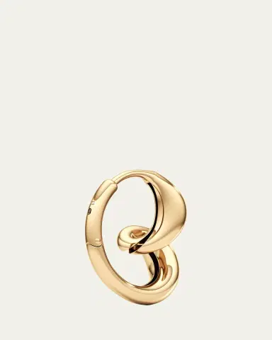 Unsaid Whirlwind Hoop Earrings in 18K Yellow Gold | Thumbnail 3 Unsaid Whirlwind Hoop Earrings in 18K Yellow Gold | Thumbnail 3