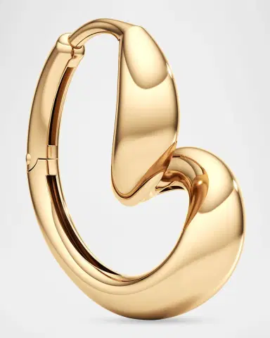 Unsaid Whirlwind Hoop Earrings in 18K Yellow Gold | Thumbnail 4 Unsaid Whirlwind Hoop Earrings in 18K Yellow Gold | Thumbnail 4