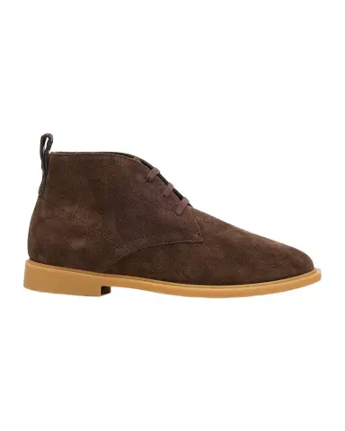 Bottega Veneta Men's Astaire Suede Intrecciato Tab Lace-Up Ankle Boots | Thumbnail 1 Bottega Veneta Men's Astaire Suede Intrecciato Tab Lace-Up Ankle Boots | Thumbnail 1