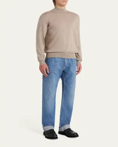 Bottega Veneta Men's James Intrecciato Leather Loafers | Thumbnail 3 Bottega Veneta Men's James Intrecciato Leather Loafers | Thumbnail 3