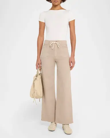 PAIGE Ari Wide-Leg Drawstring Utility Jeans | Thumbnail 2 PAIGE Ari Wide-Leg Drawstring Utility Jeans | Thumbnail 2