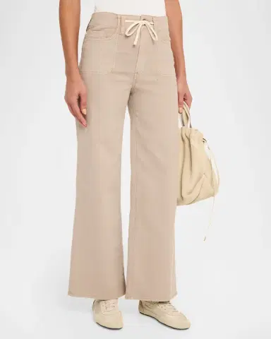 PAIGE Ari Wide-Leg Drawstring Utility Jeans | Thumbnail 4 PAIGE Ari Wide-Leg Drawstring Utility Jeans | Thumbnail 4