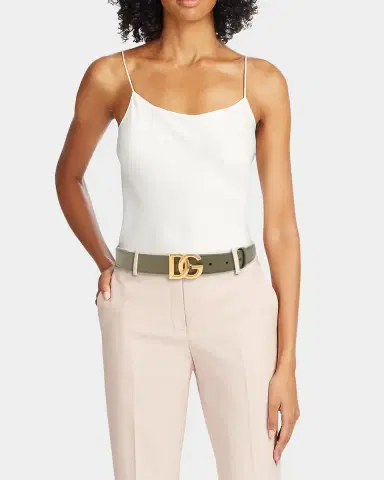 Dolce & Gabbana DG Logo Leather Belt | Thumbnail 2 Dolce & Gabbana DG Logo Leather Belt | Thumbnail 2