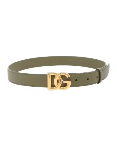 Dolce & Gabbana DG Logo Leather Belt | Thumbnail 1 Dolce & Gabbana DG Logo Leather Belt | Thumbnail 1