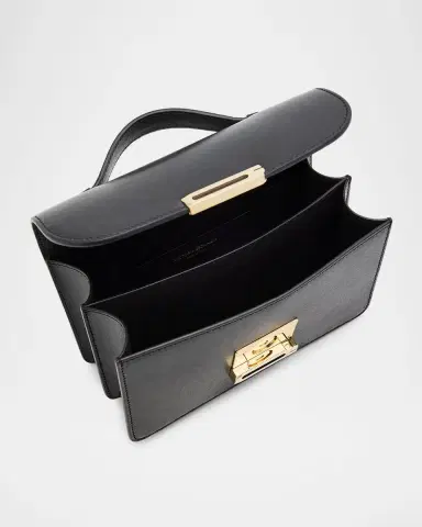 Victoria Beckham Dorian Mini Leather Crossbody Bag | Thumbnail 4 Victoria Beckham Dorian Mini Leather Crossbody Bag | Thumbnail 4