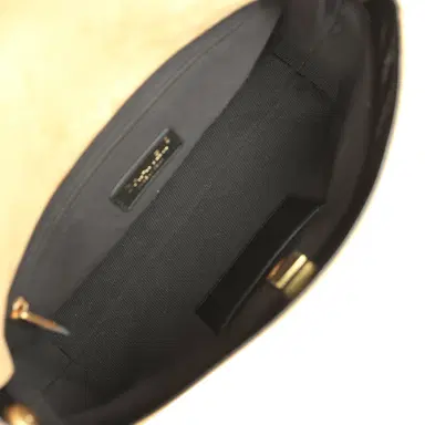 Chanel Chanel Coco Base Top Handle Flap Bag Brown Suede and Black Shiny Lambskin Brushed Gold Hardware | Thumbnail 8 Chanel Chanel Coco Base Top Handle Flap Bag Brown Suede and Black Shiny Lambskin Brushed Gold Hardware | Thumbnail 8