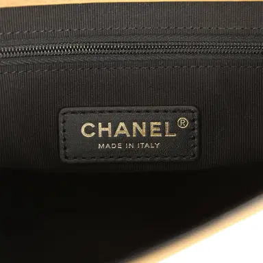 Chanel Chanel Coco Base Top Handle Flap Bag Brown Suede and Black Shiny Lambskin Brushed Gold Hardware | Thumbnail 9 Chanel Chanel Coco Base Top Handle Flap Bag Brown Suede and Black Shiny Lambskin Brushed Gold Hardware | Thumbnail 9