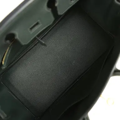 HERMÈS Hermes Birkin 25 Vert Fonce Togo Gold Hardware | Thumbnail 8 HERMÈS Hermes Birkin 25 Vert Fonce Togo Gold Hardware | Thumbnail 8