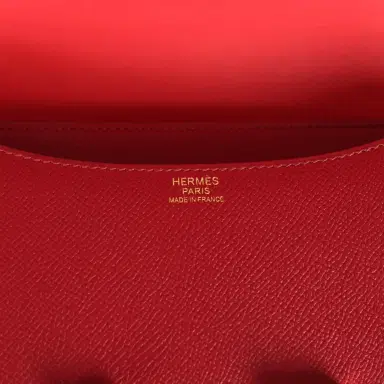 HERMÈS Pre-owned Hermes Constance 24 Rouge Grenat Verso Epsom Lacquered Permabrass Hardware | Thumbnail 8 HERMÈS Pre-owned Hermes Constance 24 Rouge Grenat Verso Epsom Lacquered Permabrass Hardware | Thumbnail 8