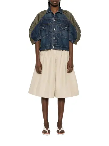 Sacai Denim x Nylon Twill Jacket | Thumbnail 2 Sacai Denim x Nylon Twill Jacket | Thumbnail 2