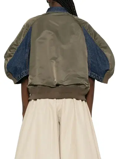 Sacai Denim x Nylon Twill Jacket | Thumbnail 4 Sacai Denim x Nylon Twill Jacket | Thumbnail 4