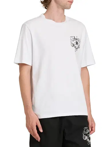 Amiri Men's Hollywood Cotton Crewneck T-Shirt - White | Thumbnail 4 Amiri Men's Hollywood Cotton Crewneck T-Shirt - White | Thumbnail 4