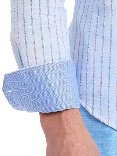 Robert Graham Men's Wythburn Woven Cotton Button-Front Shirt | Thumbnail 6 Robert Graham Men's Wythburn Woven Cotton Button-Front Shirt | Thumbnail 6