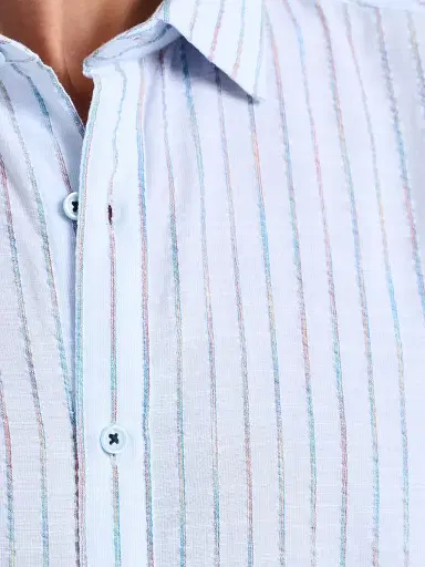 Robert Graham Men's Wythburn Woven Cotton Button-Front Shirt | Thumbnail 7 Robert Graham Men's Wythburn Woven Cotton Button-Front Shirt | Thumbnail 7