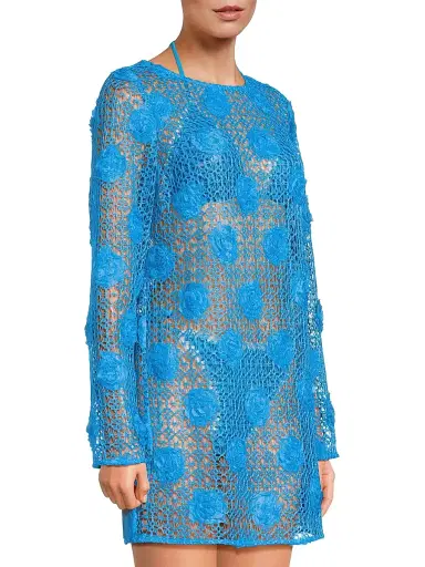 Milly Women's 3D Crochet Cover-Up | Thumbnail 4 Milly Women's 3D Crochet Cover-Up | Thumbnail 4