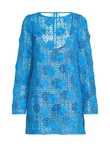Milly Women's 3D Crochet Cover-Up | Thumbnail 1 Milly Women's 3D Crochet Cover-Up | Thumbnail 1