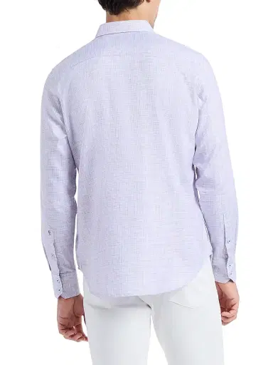 Robert Graham Men's Edison Textured Cotton Shirt | Thumbnail 5 Robert Graham Men's Edison Textured Cotton Shirt | Thumbnail 5