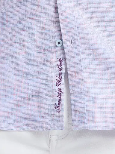Robert Graham Men's Edison Textured Cotton Shirt | Thumbnail 7 Robert Graham Men's Edison Textured Cotton Shirt | Thumbnail 7