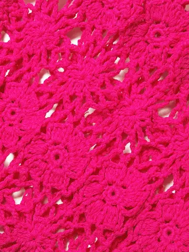 Milly Women's Floral Crochet Cover-Up Midi-Dress - Pink | Thumbnail 6 Milly Women's Floral Crochet Cover-Up Midi-Dress - Pink | Thumbnail 6