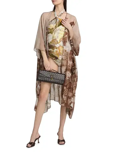 Kobi Halperin Women's Everleigh Printed Chiffon Cover-Up Dress - Natural Multi - Size XL | Thumbnail 2 Kobi Halperin Women's Everleigh Printed Chiffon Cover-Up Dress - Natural Multi - Size XL | Thumbnail 2