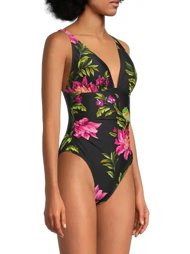 Kobi Halperin Women's Cornelia Floral One-Piece Swimsuit - Black Multi | Thumbnail 4 Kobi Halperin Women's Cornelia Floral One-Piece Swimsuit - Black Multi | Thumbnail 4