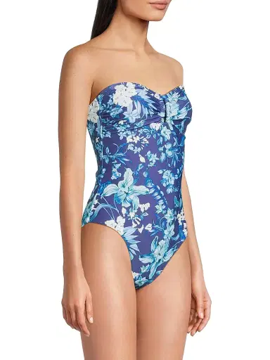 Kobi Halperin Women's Queen Floral One-Piece Swimsuit - Indigo Multi | Thumbnail 4 Kobi Halperin Women's Queen Floral One-Piece Swimsuit - Indigo Multi | Thumbnail 4