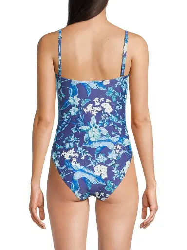 Kobi Halperin Women's Queen Floral One-Piece Swimsuit - Indigo Multi | Thumbnail 5 Kobi Halperin Women's Queen Floral One-Piece Swimsuit - Indigo Multi | Thumbnail 5