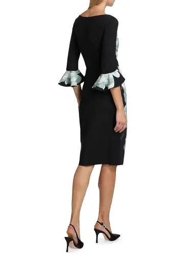 Chiara Boni La Petite Robe Women's Triana Floral Wrap Knee-Length Dress | Thumbnail 5 Chiara Boni La Petite Robe Women's Triana Floral Wrap Knee-Length Dress | Thumbnail 5
