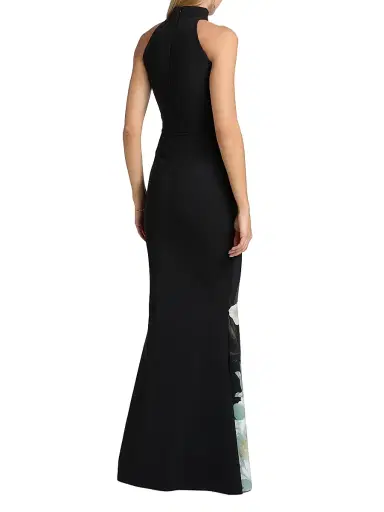 Chiara Boni La Petite Robe Women's Gudrum Floral Trumpet Gown | Thumbnail 5 Chiara Boni La Petite Robe Women's Gudrum Floral Trumpet Gown | Thumbnail 5
