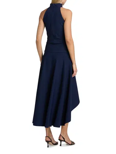 Chiara Boni La Petite Robe Women's Gurahim Sleeveless High-Low Midi-Dress | Thumbnail 5 Chiara Boni La Petite Robe Women's Gurahim Sleeveless High-Low Midi-Dress | Thumbnail 5