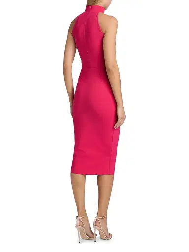 Chiara Boni La Petite Robe Women's Gulek Asymmetric Cocktail Midi-Dress | Thumbnail 5 Chiara Boni La Petite Robe Women's Gulek Asymmetric Cocktail Midi-Dress | Thumbnail 5