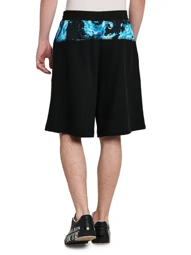 Versace Jeans Couture Men's Cotton Gym Shorts - Black - Size Small | Thumbnail 5 Versace Jeans Couture Men's Cotton Gym Shorts - Black - Size Small | Thumbnail 5
