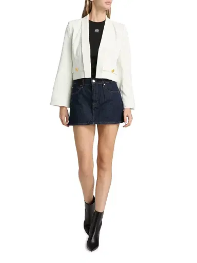 L'AGENCE Women's Nixie Crop Jacket - | Thumbnail 2 L'AGENCE Women's Nixie Crop Jacket - | Thumbnail 2