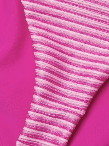 Milly Women's Stripe String Bikini Bottom - Pink Multi - Size Large | Thumbnail 6 Milly Women's Stripe String Bikini Bottom - Pink Multi - Size Large | Thumbnail 6
