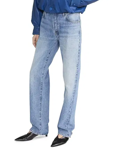 Frame Women's The Essential Straight-Fit Jeans - Rapture - Size 24 | Thumbnail 5 Frame Women's The Essential Straight-Fit Jeans - Rapture - Size 24 | Thumbnail 5