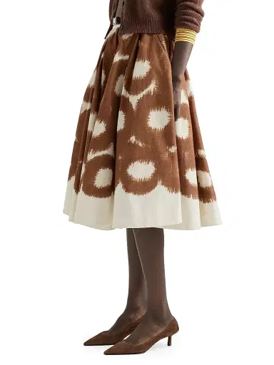 Prada Women's Printed Canvas Skirt | Thumbnail 3 Prada Women's Printed Canvas Skirt | Thumbnail 3