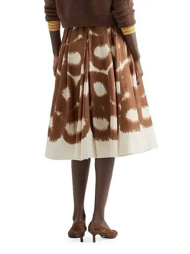 Prada Women's Printed Canvas Skirt | Thumbnail 4 Prada Women's Printed Canvas Skirt | Thumbnail 4