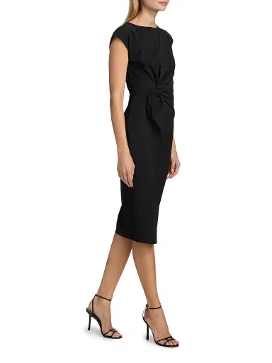 Chiara Boni La Petite Robe Women's Zulek Asymmetric Knee-Length Cocktail Dress | Thumbnail 4 Chiara Boni La Petite Robe Women's Zulek Asymmetric Knee-Length Cocktail Dress | Thumbnail 4