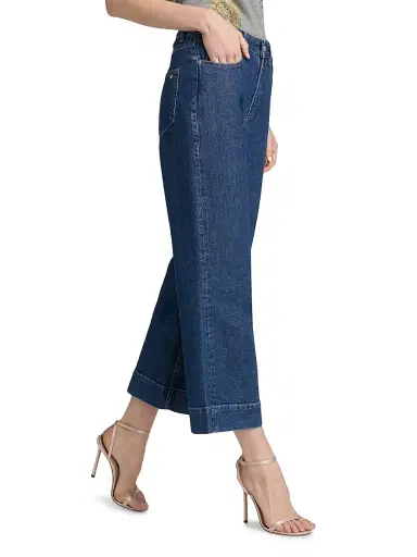Cinq à Sept Women's Joey Mid-Rise Crop Jeans - Tide | Thumbnail 4 Cinq à Sept Women's Joey Mid-Rise Crop Jeans - Tide | Thumbnail 4