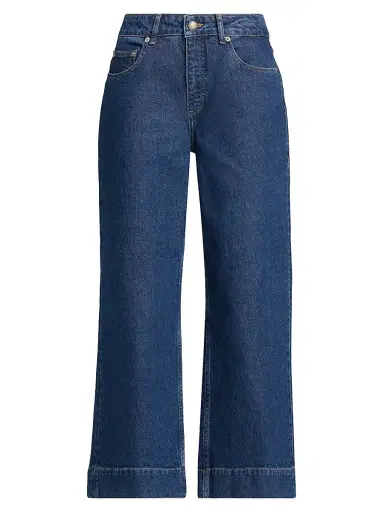 Cinq à Sept Women's Joey Mid-Rise Crop Jeans - Tide | Thumbnail 1 Cinq à Sept Women's Joey Mid-Rise Crop Jeans - Tide | Thumbnail 1